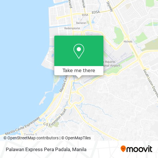 Palawan Express Pera Padala map