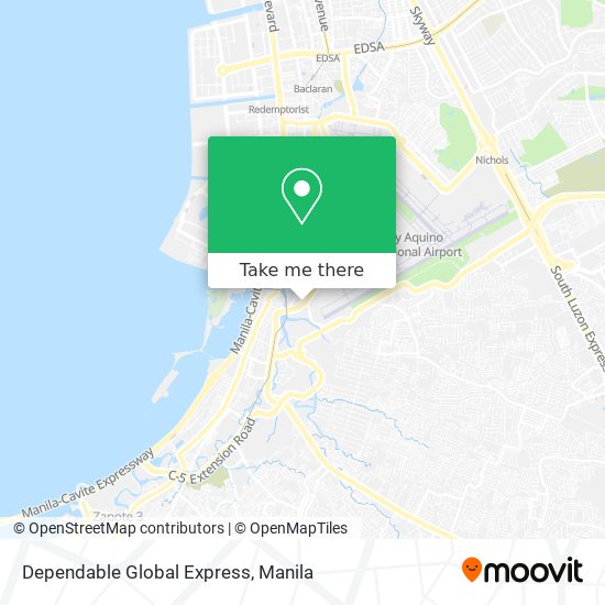Dependable Global Express map
