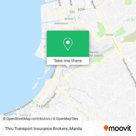 Thru Transport Insurance Brokers map