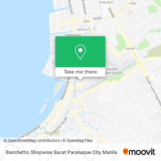 Banchetto, Shopwise Sucat Paranaque City map