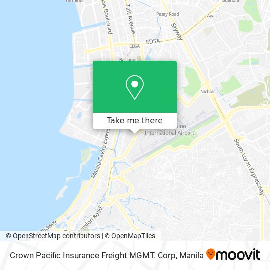 Crown Pacific Insurance Freight MGMT. Corp map