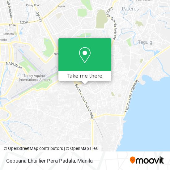 Cebuana Lhuillier Pera Padala map