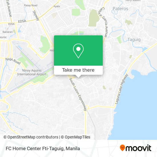 FC Home Center Fti-Taguig map