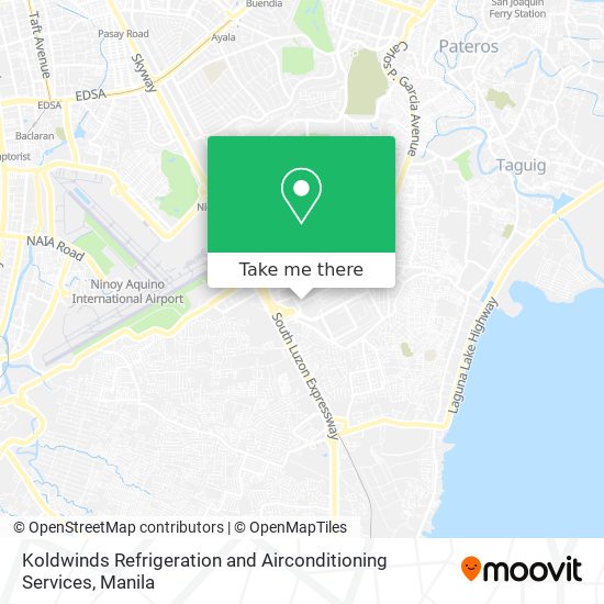 Koldwinds Refrigeration and Airconditioning Services map