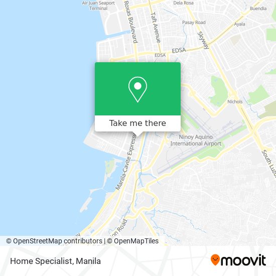 Home Specialist map