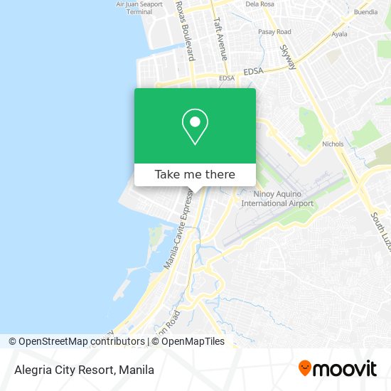 Alegria City Resort map