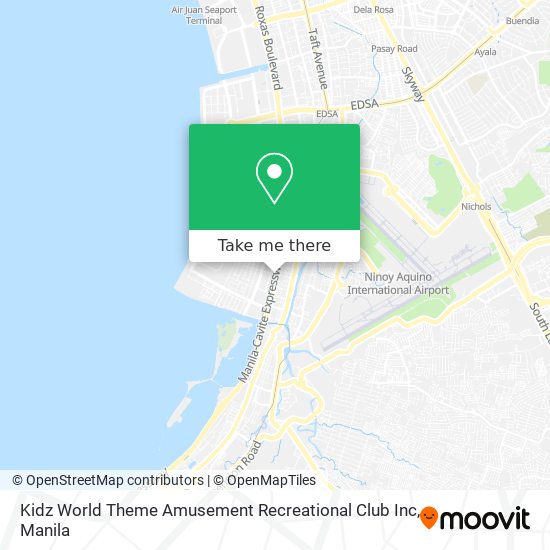 Kidz World Theme Amusement Recreational Club Inc map