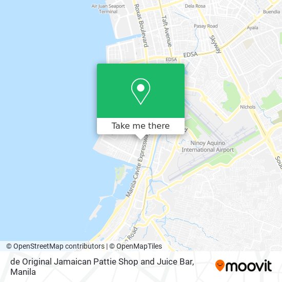 de Original Jamaican Pattie Shop and Juice Bar map