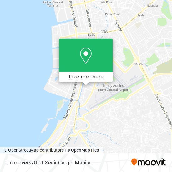 Unimovers/UCT Seair Cargo map