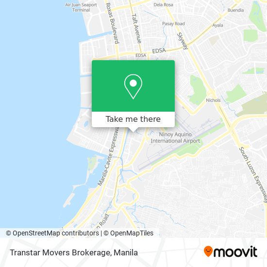 Transtar Movers Brokerage map