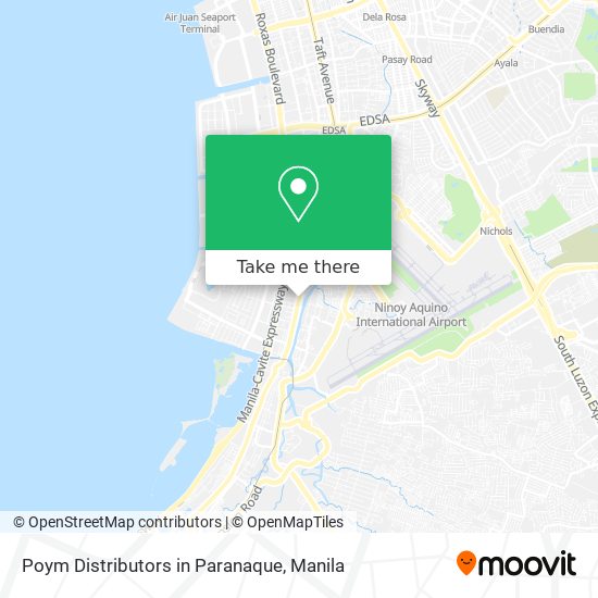 Poym Distributors in Paranaque map