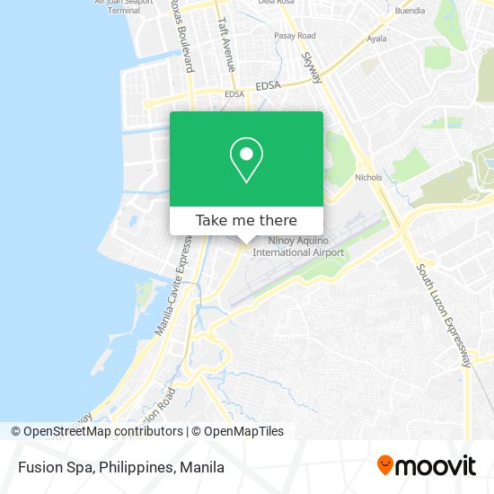 Fusion Spa, Philippines map