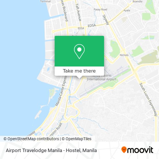 Airport Travelodge Manila - Hostel map