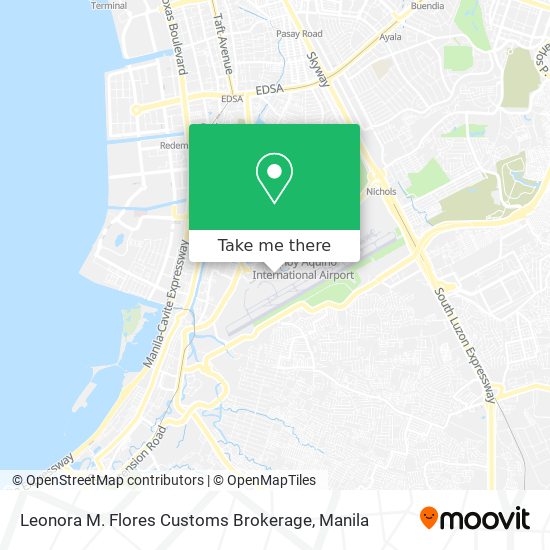 Leonora M. Flores Customs Brokerage map