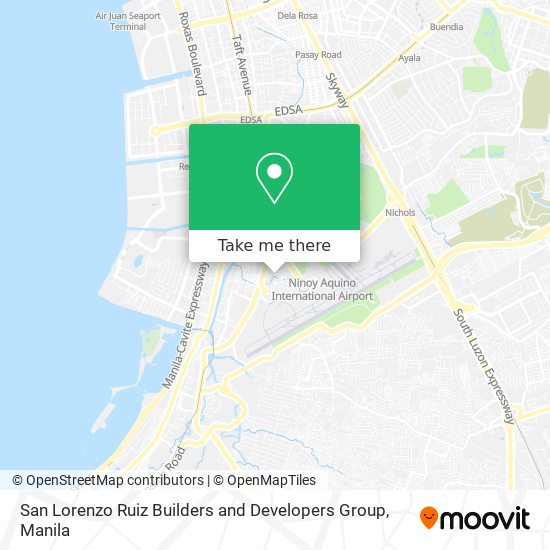 San Lorenzo Ruiz Builders and Developers Group map