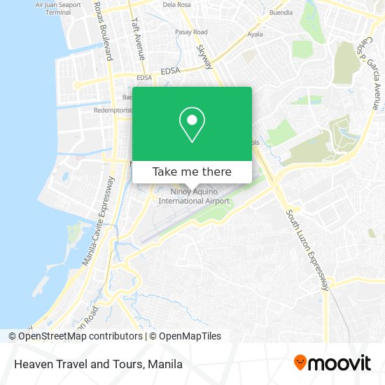 Heaven Travel and Tours map