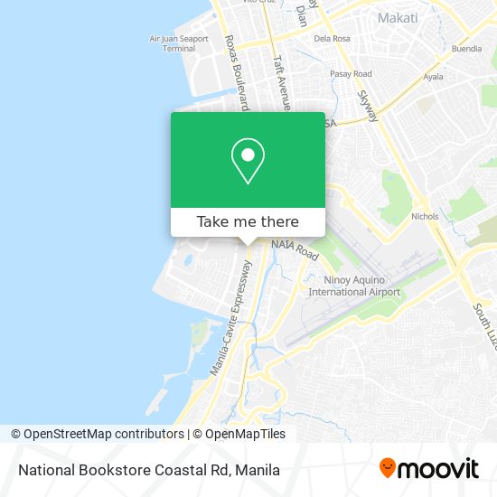 National Bookstore Coastal Rd map