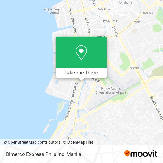 Dimerco Express Phils Inc map