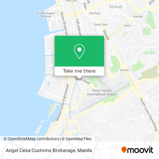 Angel Cesa Customs Brokerage map