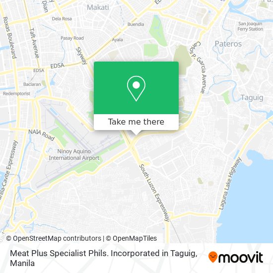 Meat Plus Specialist Phils. Incorporated in Taguig map