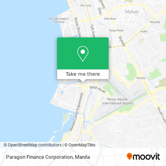 Paragon Finance Corporation map