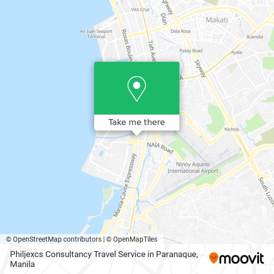 Philjexcs Consultancy Travel Service in Paranaque map