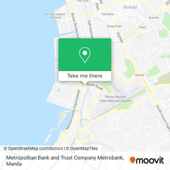 Metropolitan Bank and Trust Company Metrobank map