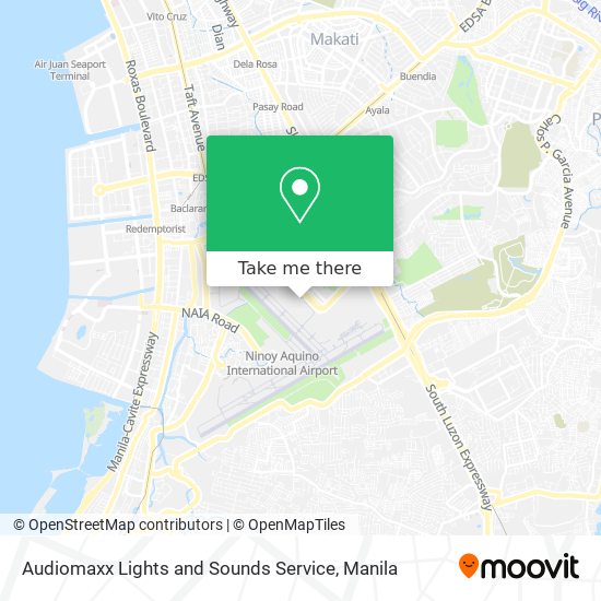 Audiomaxx Lights and Sounds Service map