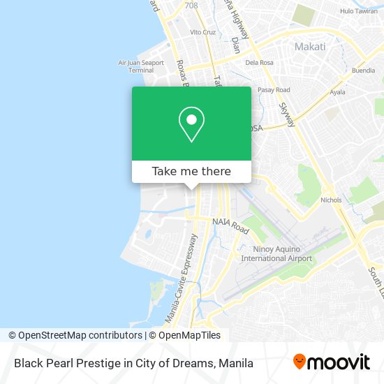 Black Pearl Prestige in City of Dreams map