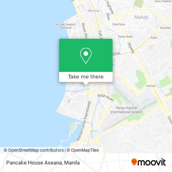 Pancake House Aseana map