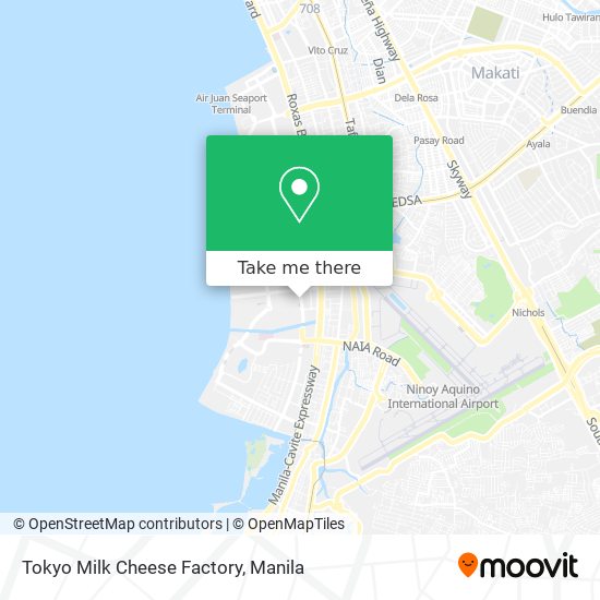 Tokyo Milk Cheese Factory map