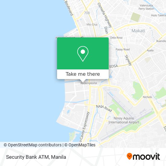 Security Bank ATM map