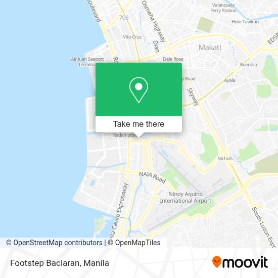 Footstep Baclaran map
