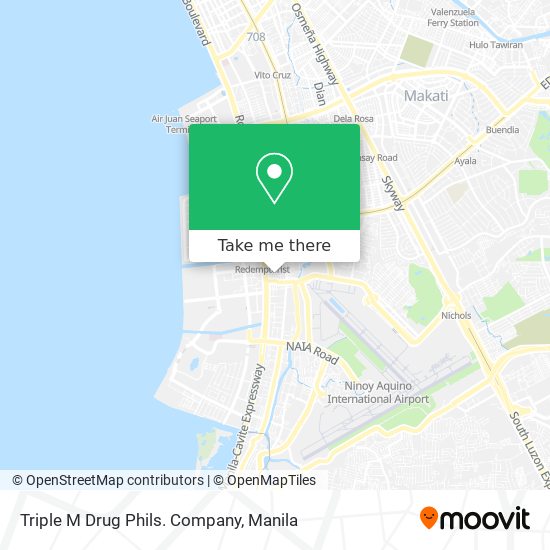 Triple M Drug Phils. Company map