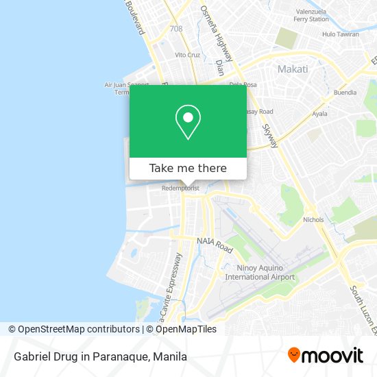 Gabriel Drug in Paranaque map