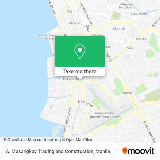 A. Masangkay Trading and Construction map