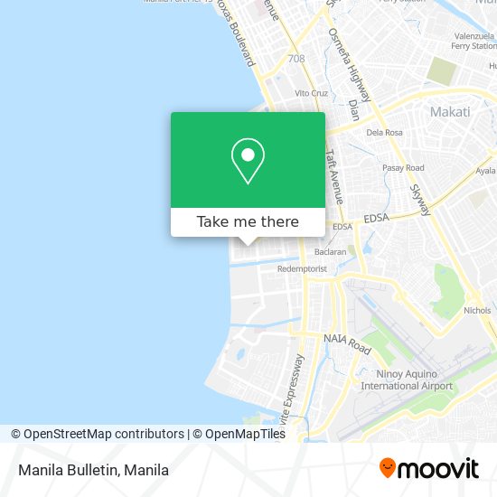 Manila Bulletin map
