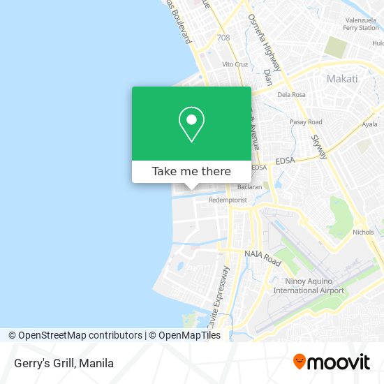 Gerry's Grill map