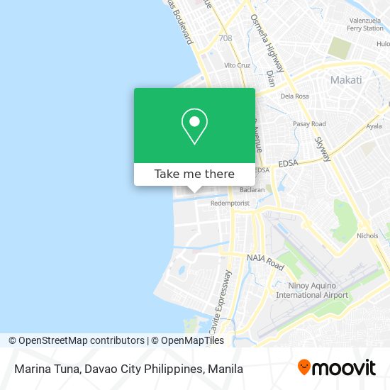 Marina Tuna, Davao City Philippines map