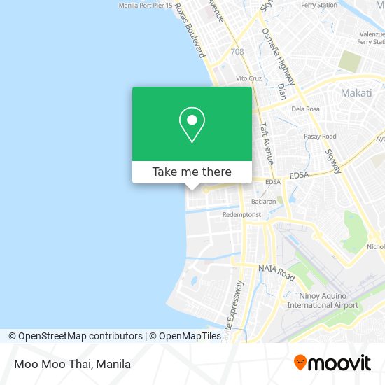 Moo Moo Thai map
