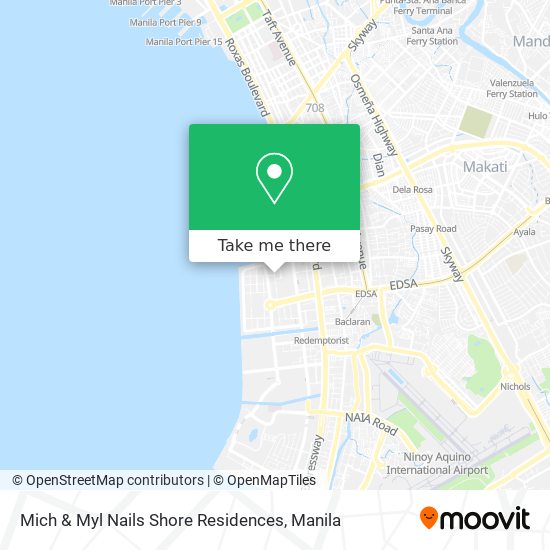 Mich & Myl Nails Shore Residences map