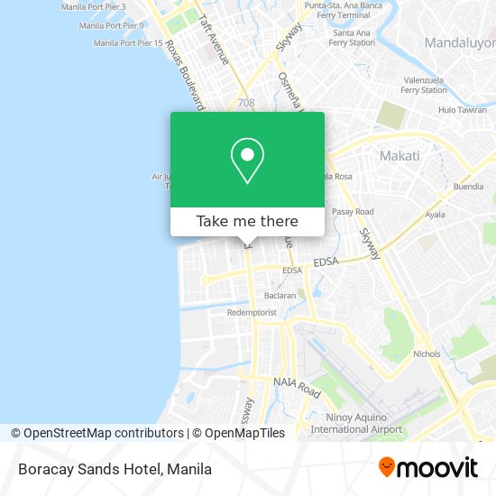 Boracay Sands Hotel map