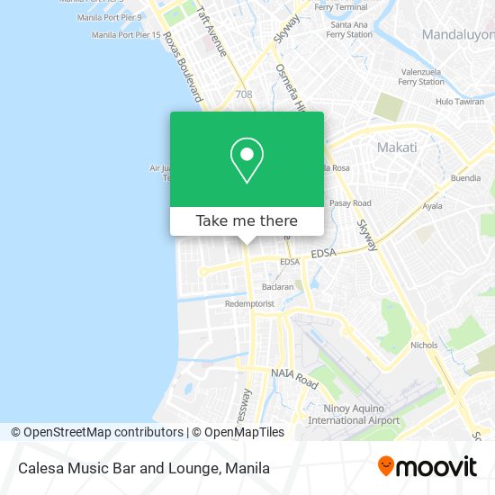 Calesa Music Bar and Lounge map