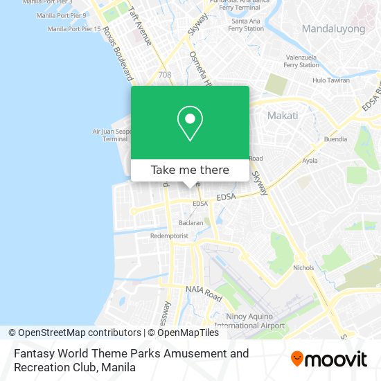 Fantasy World Theme Parks Amusement and Recreation Club map