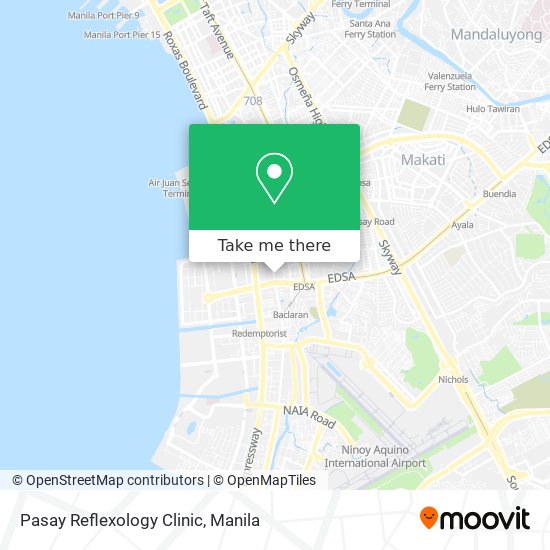 Pasay Reflexology Clinic map