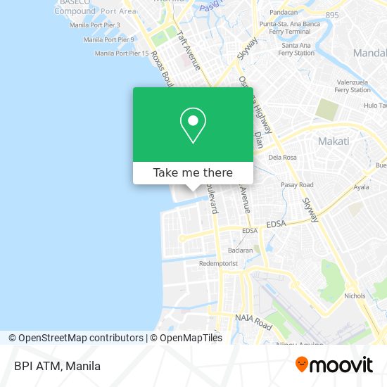 BPI ATM map