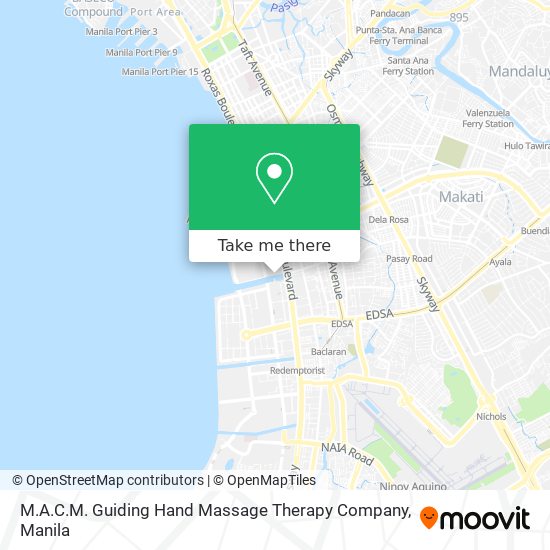 M.A.C.M. Guiding Hand Massage Therapy Company map