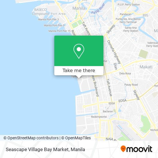 Seascape Village Bay Market map