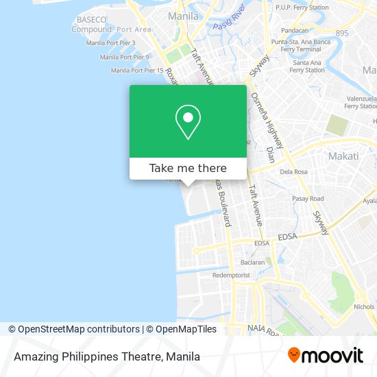Amazing Philippines Theatre map