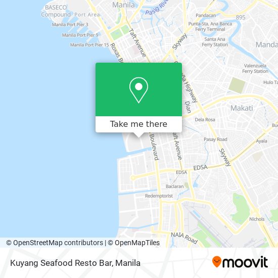 Kuyang Seafood Resto Bar map
